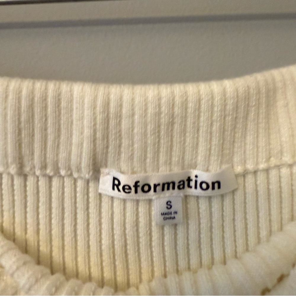 Reformation Margot Cotton Mini Dress in Size Small, never worn! - Picture 4 of 5